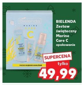 Zestaw w pudełku marine care c: pianka do twarzy 150ml + krem do twarzy 50ml Bielenda zestaw promocja