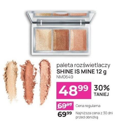 Paleta rozświetlaczy SHINE IS MINE NM0649 promocja w NEONAIL & NEO MAKE UP