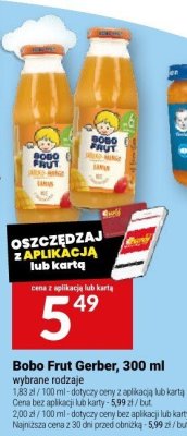 Bobo Frut Gerber, 300 ml promocja w Twój Market