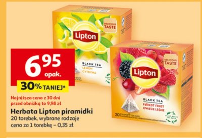 Herbata forest fruit Lipton fruit infusion promocja