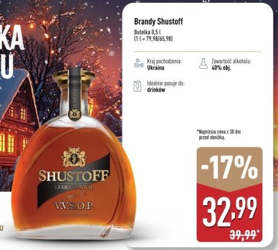 Brandy promocja w Aldi