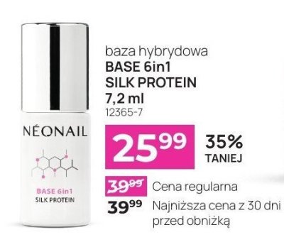Baza hybrydowa BASE 6in1 SILK PROTEIN 12365-7 promocja w NEONAIL & NEO MAKE UP