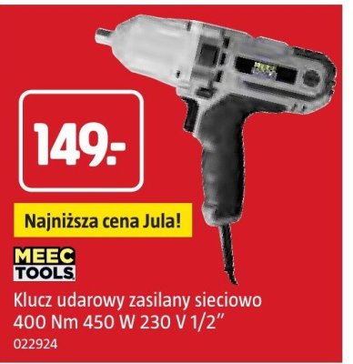 Klucz Meec Tools udarowy zasilany sieciowo promocja w Jula
