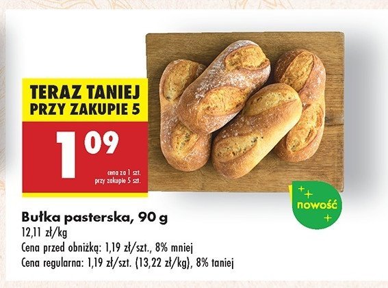 Bułka pasterska promocja w Biedronka