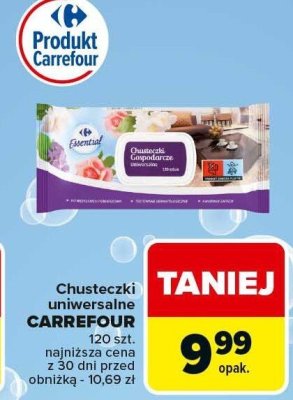 Chusteczki uniwersalne CARREFOUR promocja w Carrefour Market