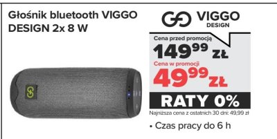 Głośnik bluetooth VIGGO DESIGN 2x 8 W promocja w NEONET