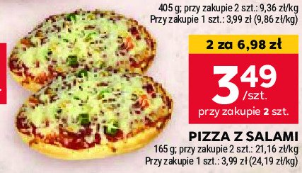 Minipizza z salami promocja