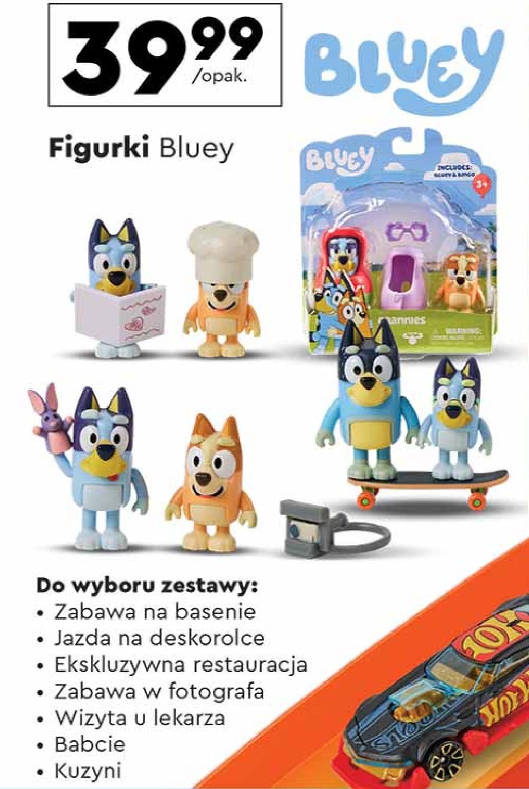 Figurka ekskluzywna restauracja Bluey promocja w Biedronka