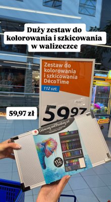 Zestaw do kolorowania i szkicowania DécoTime promocja w Action