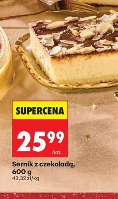 Sernik z czekoladą promocja w Biedronka