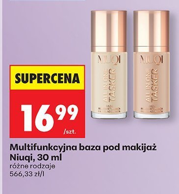 Multifunkcyjna baza pod makijaż różne rodzaje Niuqi promocja w Biedronka