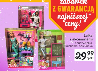 Lalka fenbo z akcesoriami nauczyciel promocja