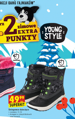 Buty dziecięce śniegowce rozm. 31-36 Youngstyle promocja