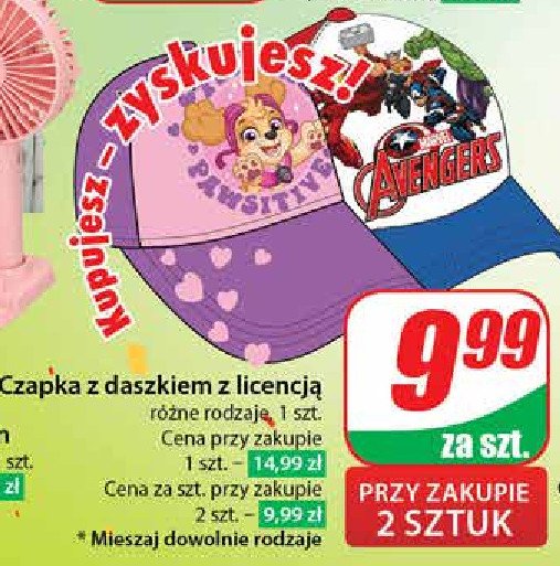 Czapka z daszkiem avengers promocja