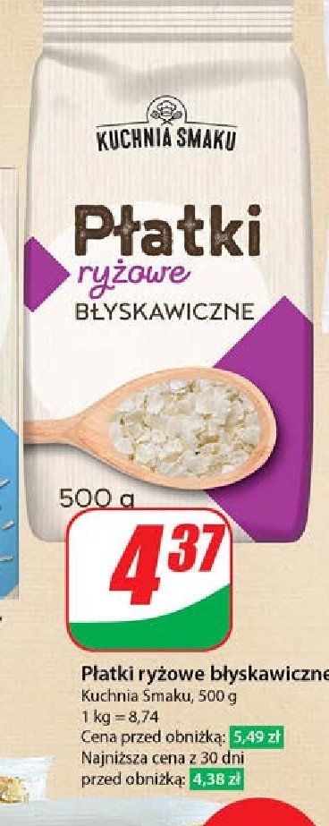 Płatki ryżowe błyskawiczne Kuchnia smaku promocja