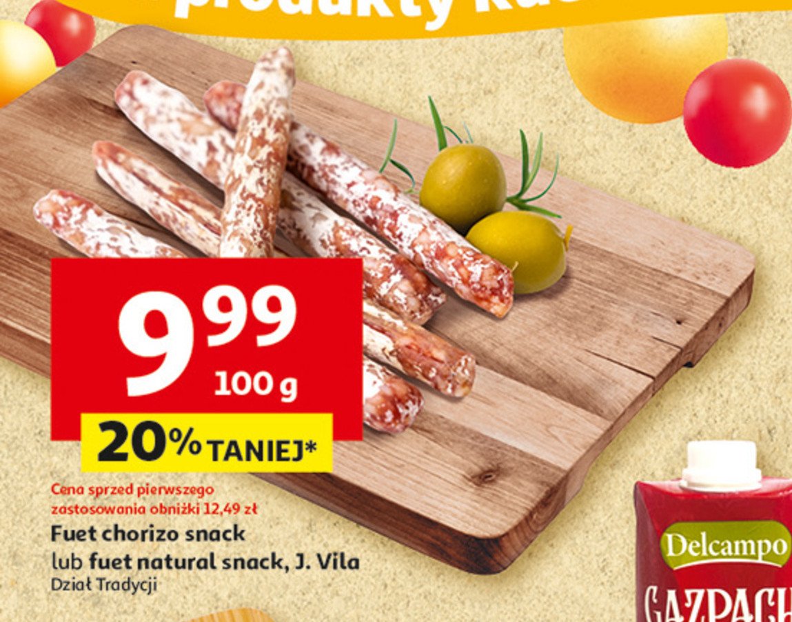 Fuet natural J.vila promocja w Auchan