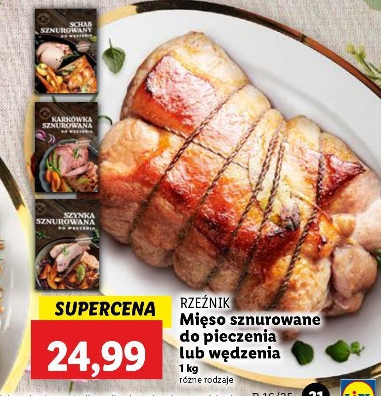 Kark贸wka sznurowana do w臋dzenia Rze藕nik codzienna dostawa promocja
