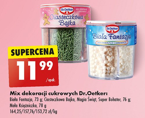 Posypka mała ksieżniczka Dr. oetker promocja