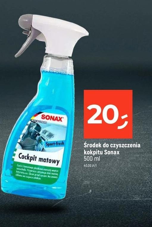 Preparat do kokpitu matowy Sonax promocja