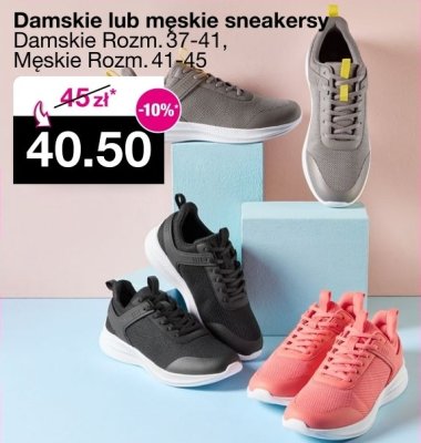 Damskie lub męskie sneakersy Damskie Rozm. 37-41, Męskie Rozm. 41-45 promocja w Woolworth