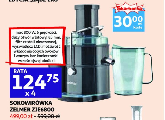 Sokowir贸ka zje6800 Zelmer promocja