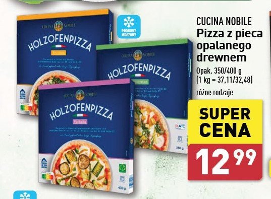 Pizza z pieca kamiennego z grilowanymi warzywami Cucina nobile promocja