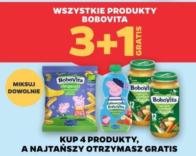 Wszystkie produkty 3+1 gratis promocja w Netto