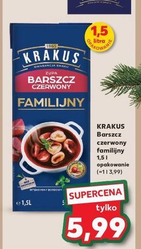 Barszcz czerwony Krakus maspex promocja w Kaufland