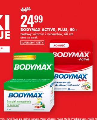 Tabletki Bodymax senior 50+ promocja