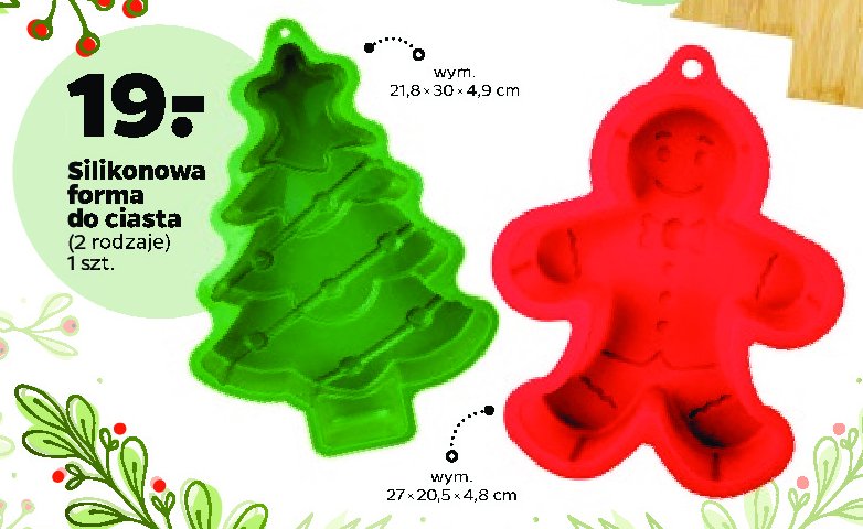 Silikonowa forma do ciasta choinka promocja