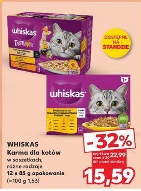Potrawka w galaretce smaki drobiowe Whiskas promocja