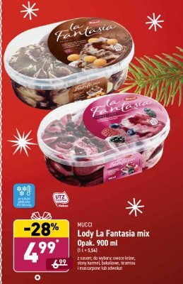 Lody o smaku słonego karmelu Mucci promocja