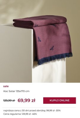 Koc Sotar 135x170 cm promocja w home&you