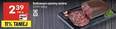 Salceson czarny extra Krzyś promocja w Delikatesy Centrum