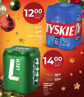 Piwo Tyskie 0% 0,5l puszka 4pack promocja w Duży Ben