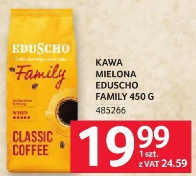 Kawa mielona Eduscho Family 450 g promocja w Selgros