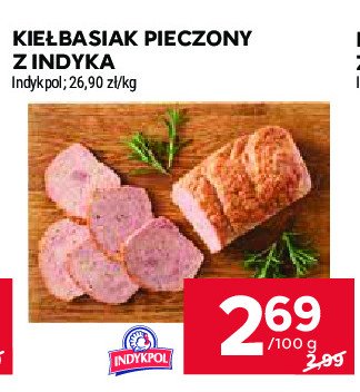Kie艂basiak pieczony z indyka Indykpol promocja