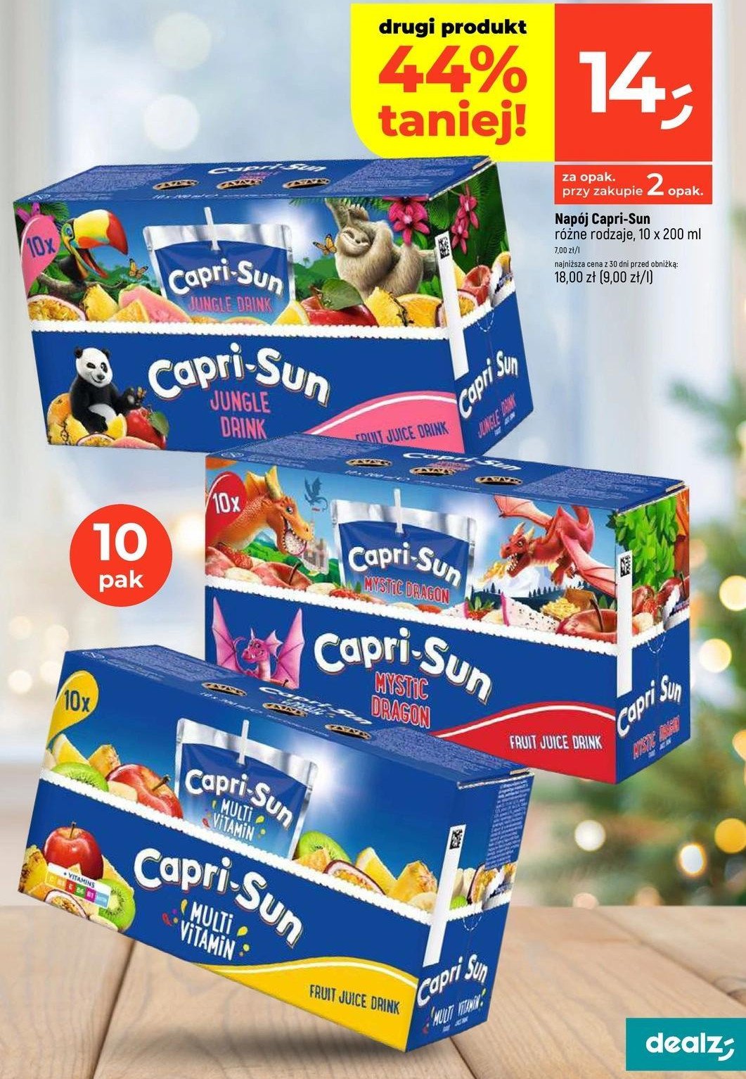 Napój jungle Capri-sun promocja