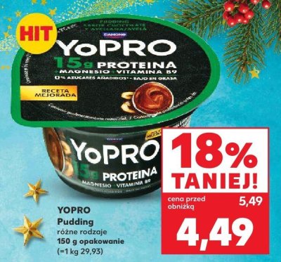 Pudding różne rodzaje YOPRO promocja w Kaufland