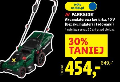 Akumulatorowa kosiarka, 40 V  promocja w Lidl
