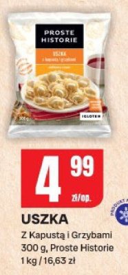 Uszka z kapustą i grzybami Proste Historie promocja w Chorten