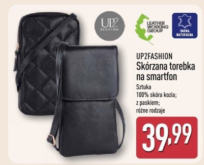 Torebka na smartfon UP2FASHION Skórzana torebka na smartfon promocja w Aldi