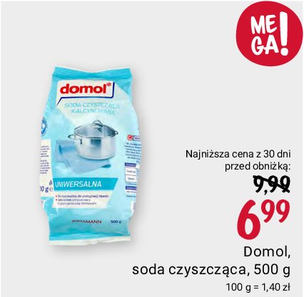 Soda czyszcząca Domol promocja