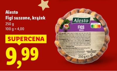 Figi suszone, krążek promocja w Lidl