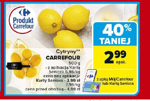 Cytryny Carrefour promocja