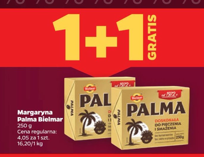 Margaryna Palma Bielmar promocja w Netto