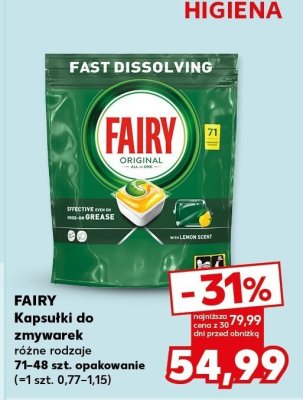 Kapsułki do zmywarek, różne rodzaje promocja w Kaufland