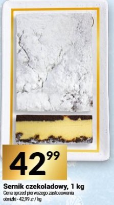 Sernik czekoladowy, 1 kg promocja w Twój Market