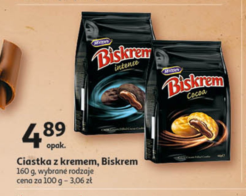 Ciastka biskrem cocoa MCVITIE'S promocja