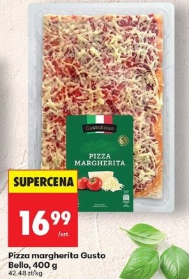 Pizza margherita 400 g promocja w Biedronka